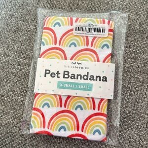 Little Sleepies Primary Rainbows Pet Bandana